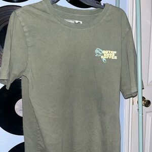 Dutch Bros Olive Green Short Sleeve Tee